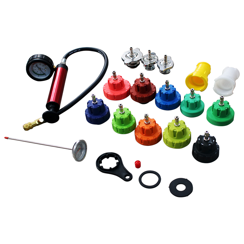 Radiator Pressure Tester - Universele 18 stks Radiator Lekdetector Auto