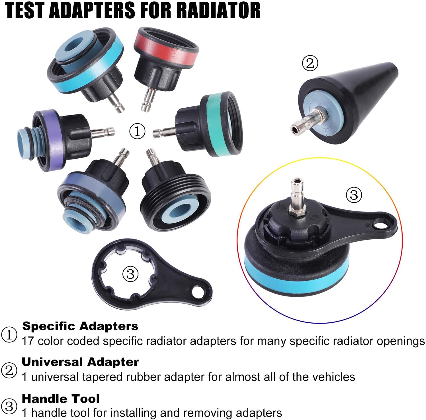 28 Stuks Universele Radiator D - Radiator Pressure Tester recensie en prijs