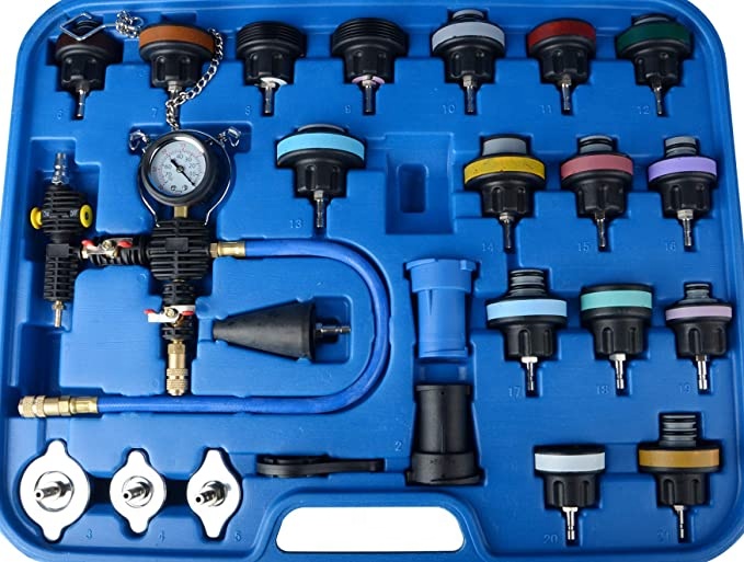 Universele radiateurdruktester - Radiator Pressure Tester recensie en prijs