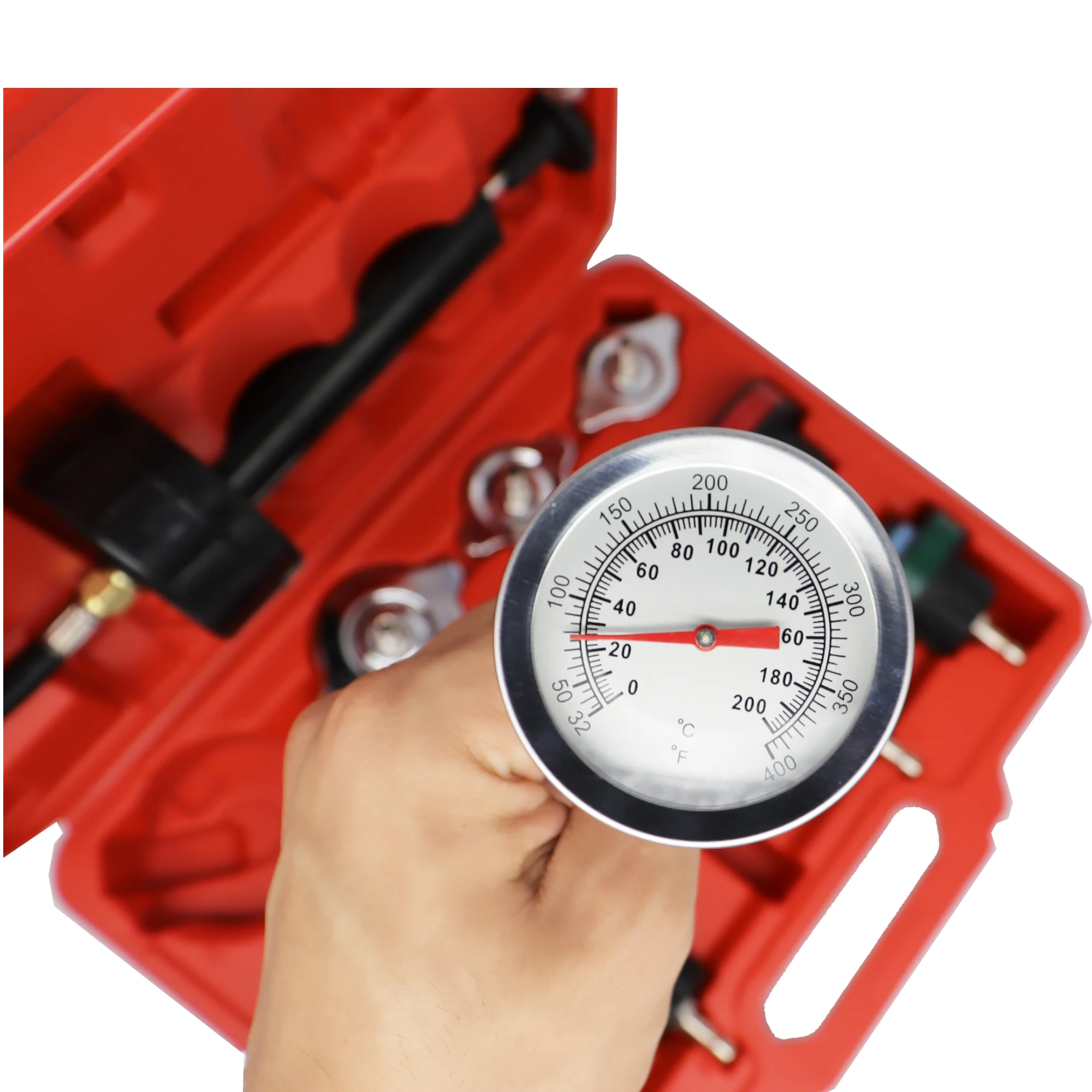 14-delige universele radiatord - Radiator Pressure Tester recensie en prijs